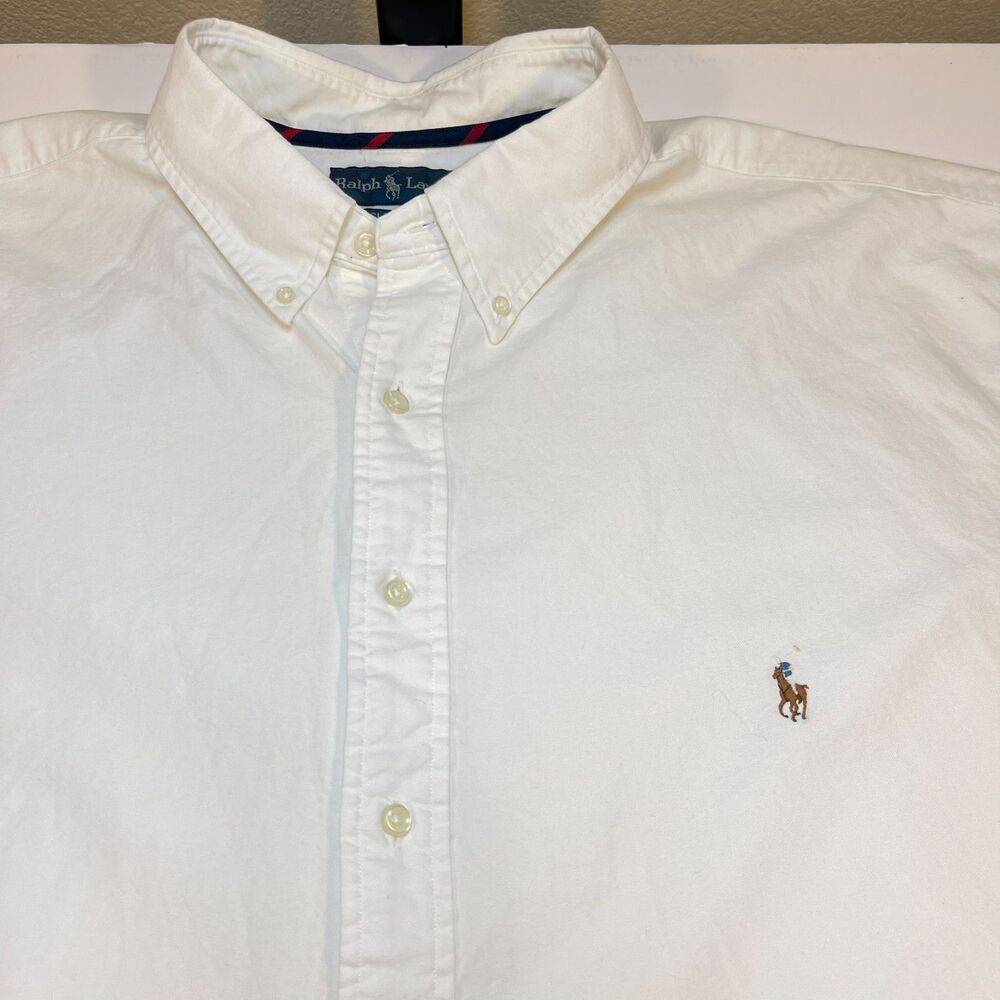 POLO RALPH LAUREN Short Sleeve Button Up SHIRT Sz Mens 3XLT Big & Tall